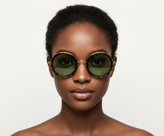 CI3901 Large Circle Sunglasses