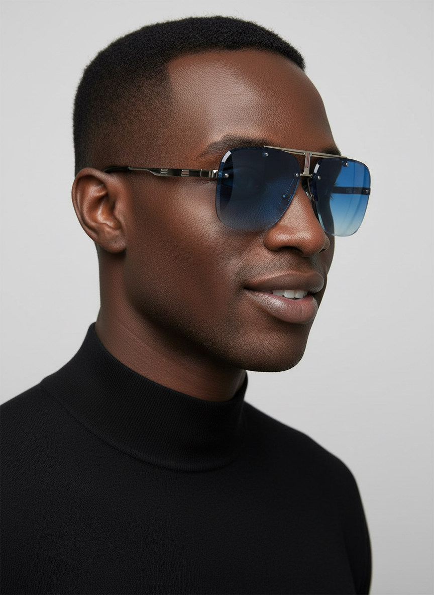 AV2047 Rimless Aviator