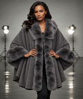 FS1070 Faux Fur Shawl