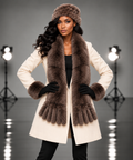 HS4500 Faux Fur Hat & Scarf Set