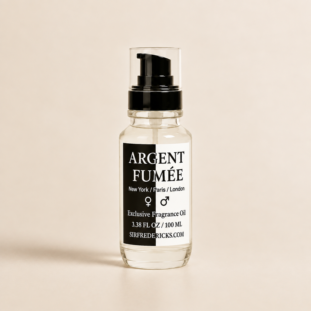Argent Fumée with matching bottle scale and framing