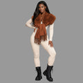 FFS1000 Faux Fur Pashmina Scarf