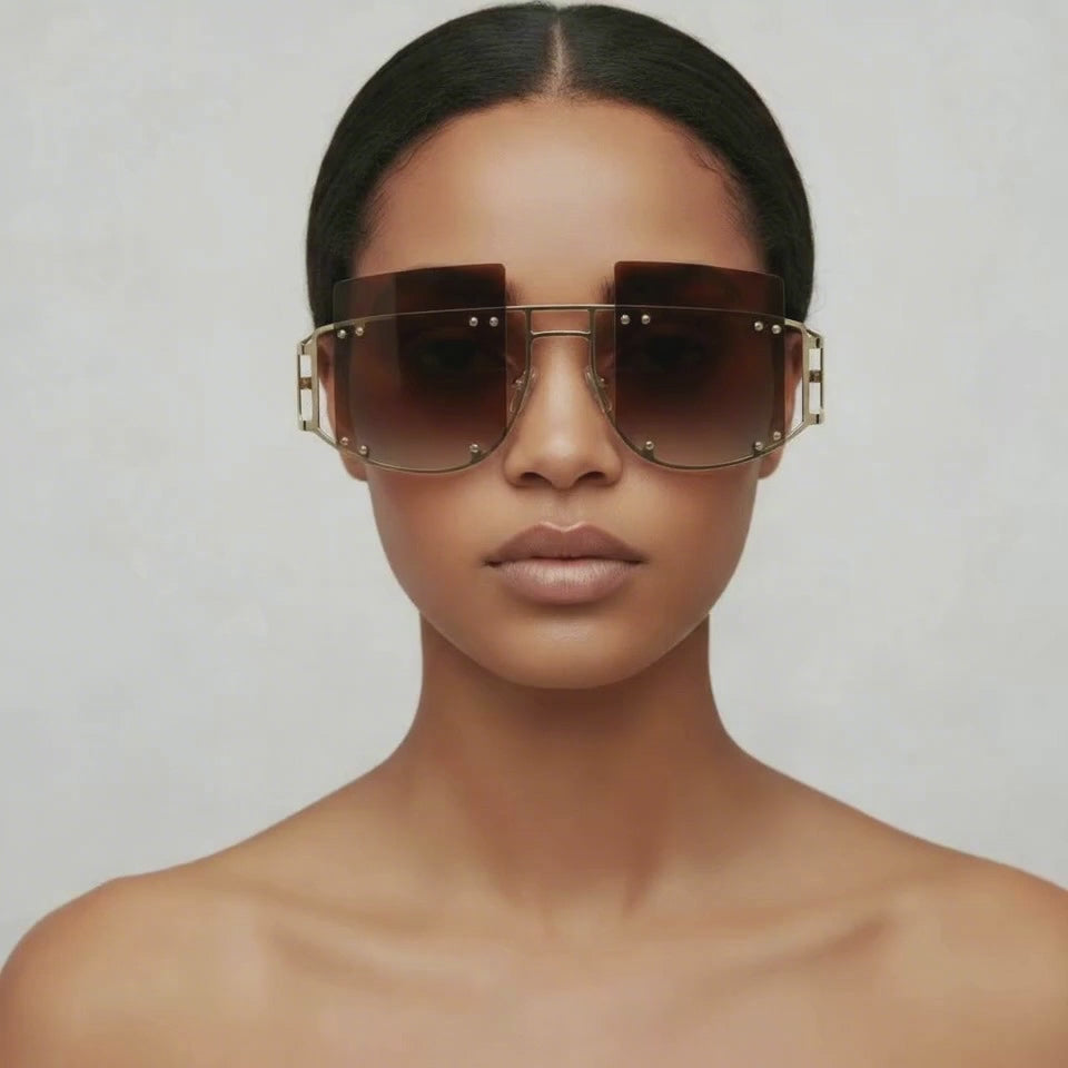 NV8977 Abstract Sunglasses