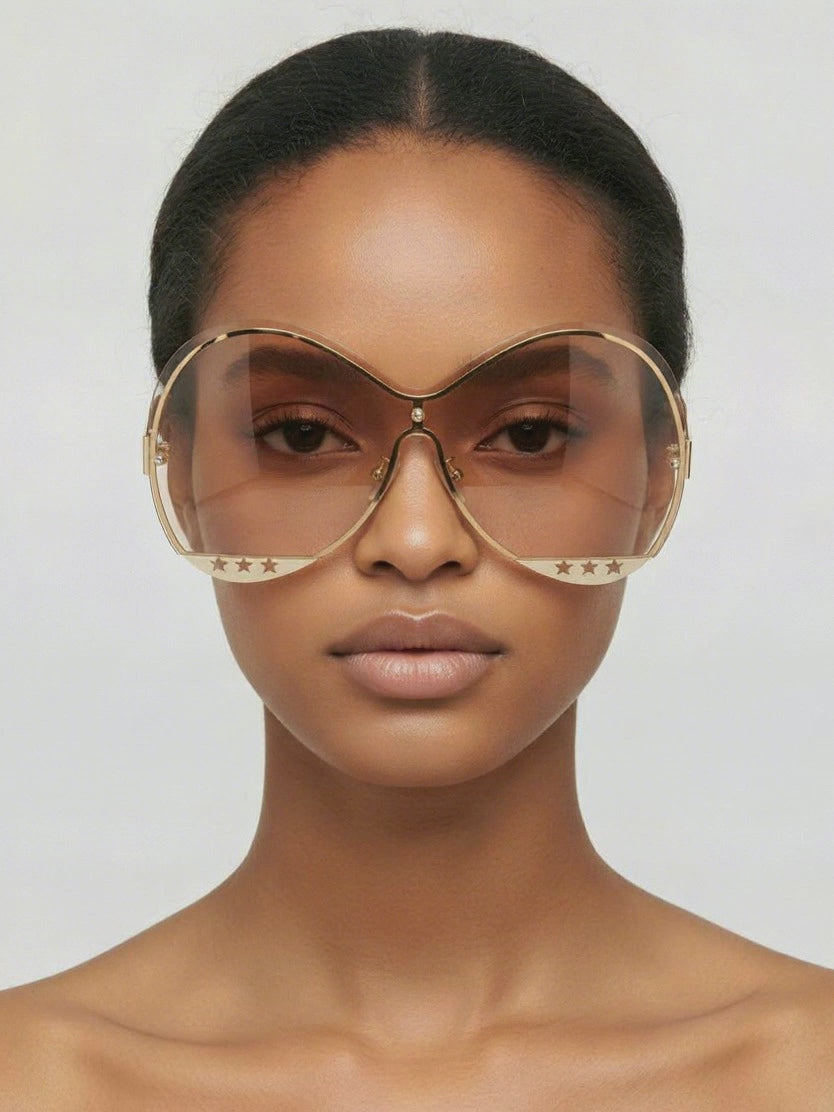 CI9255 Large Oval Sunglasses