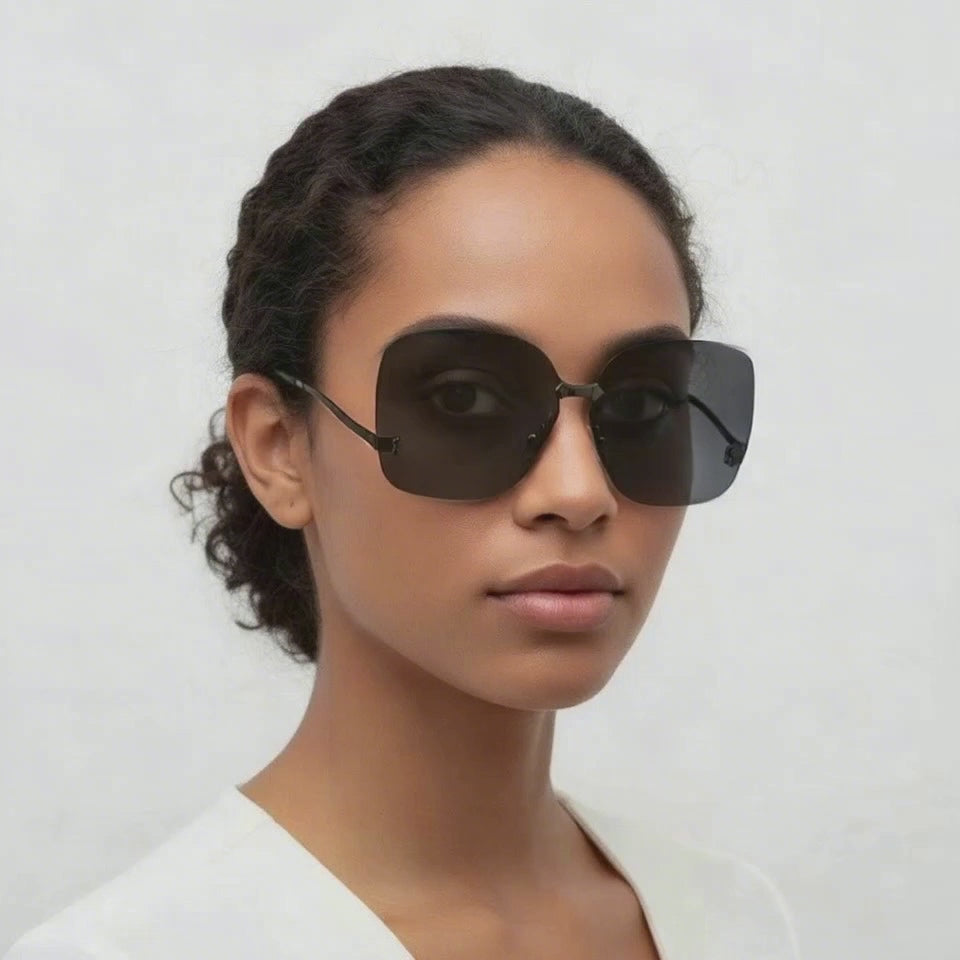 SQ0674 Square Rimless