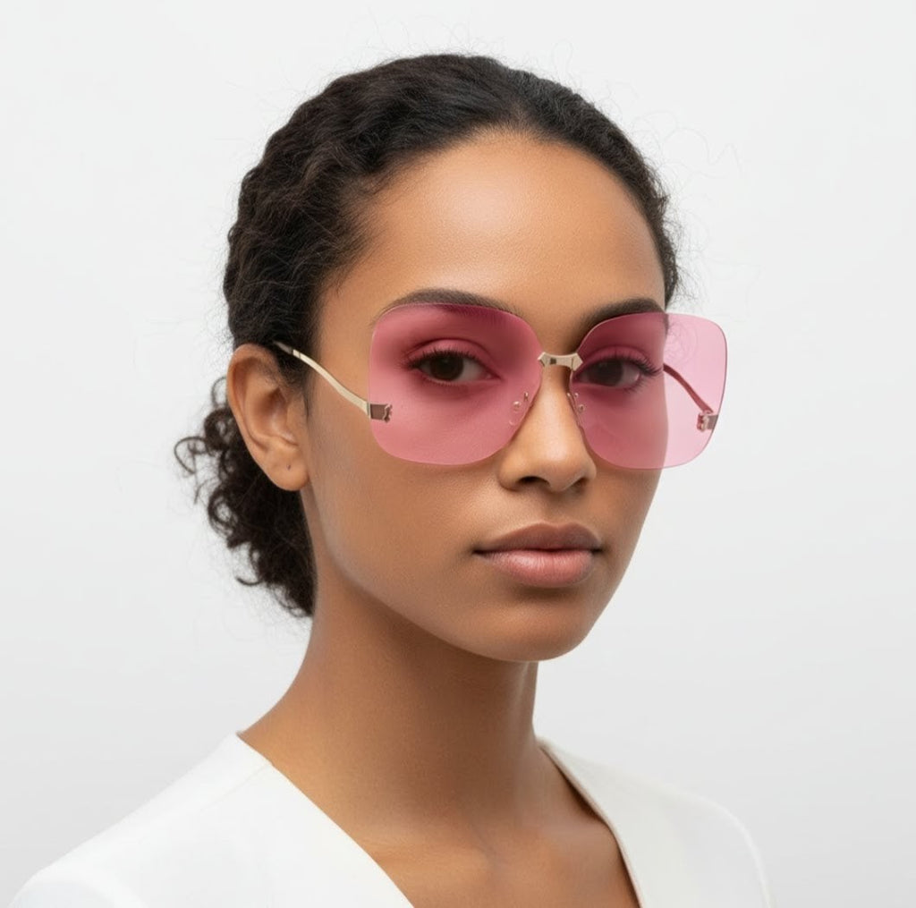 SQ0674 Square Rimless