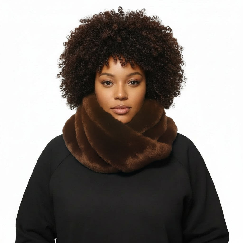 IN1001 Cow Neck Infinity Scarf.