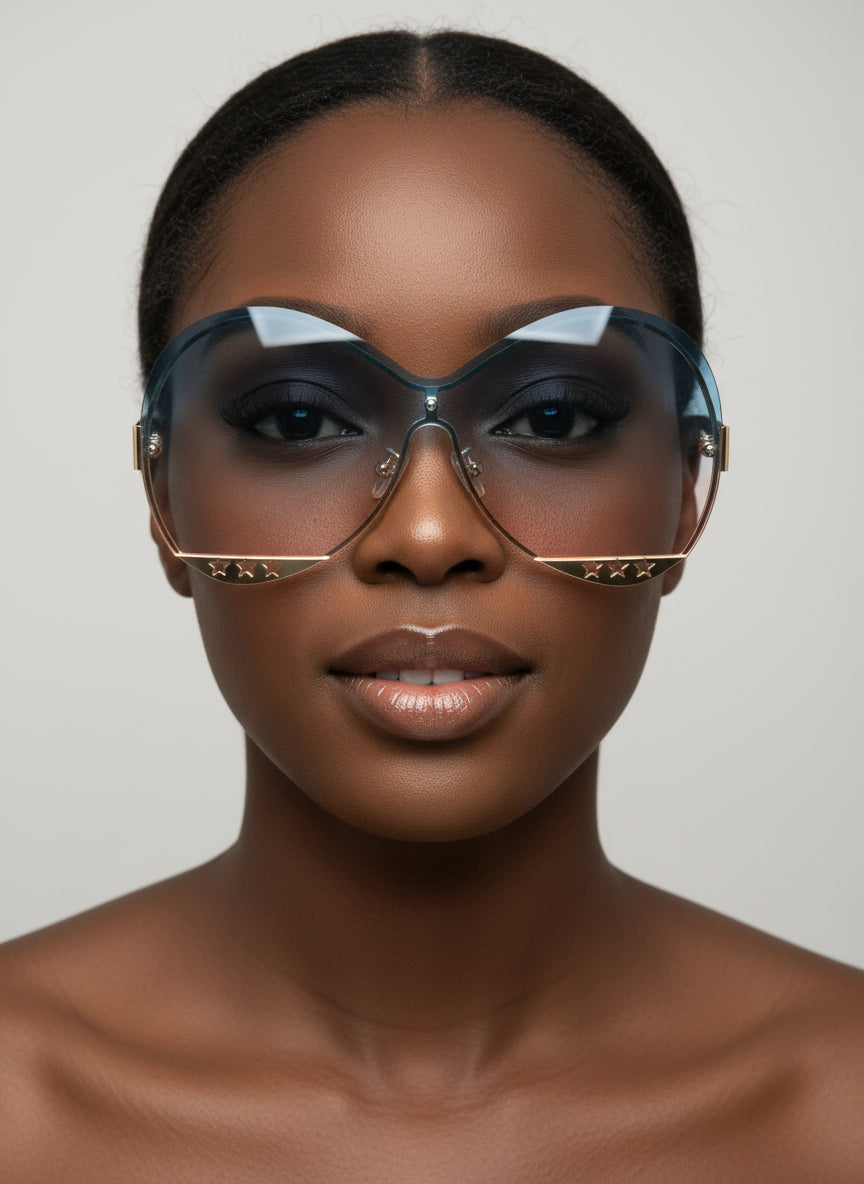 CI9255 Large Oval Sunglasses