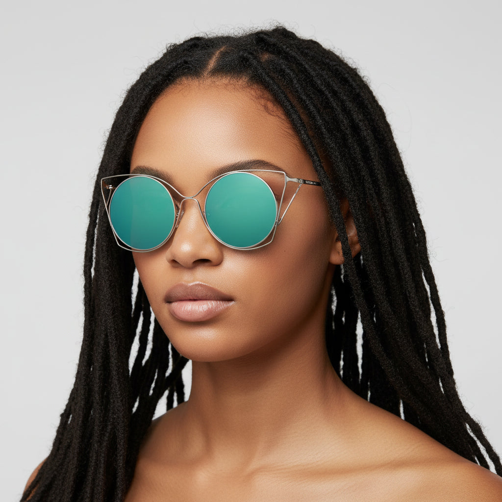SQ3221 Square Circle Sunglasses