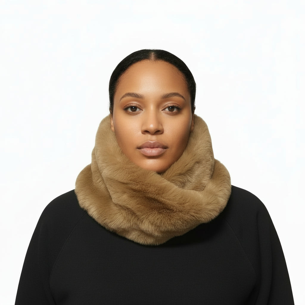 IN1001 Cow Neck Infinity Scarf.