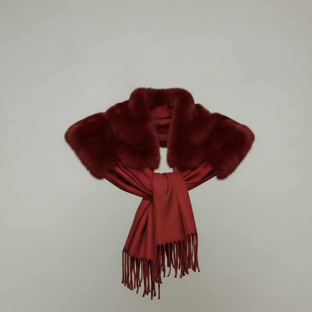 FFS1000 Faux Fur Pashmina Scarf