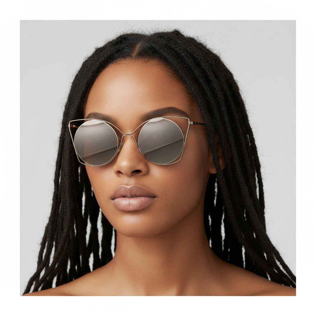 SQ3221 Square Circle Sunglasses