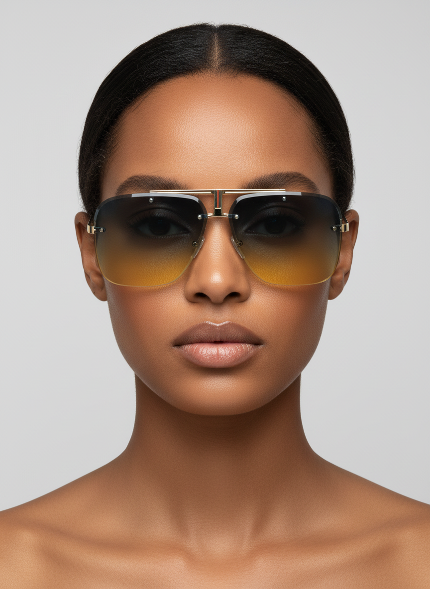 AV2047 Rimless Aviator