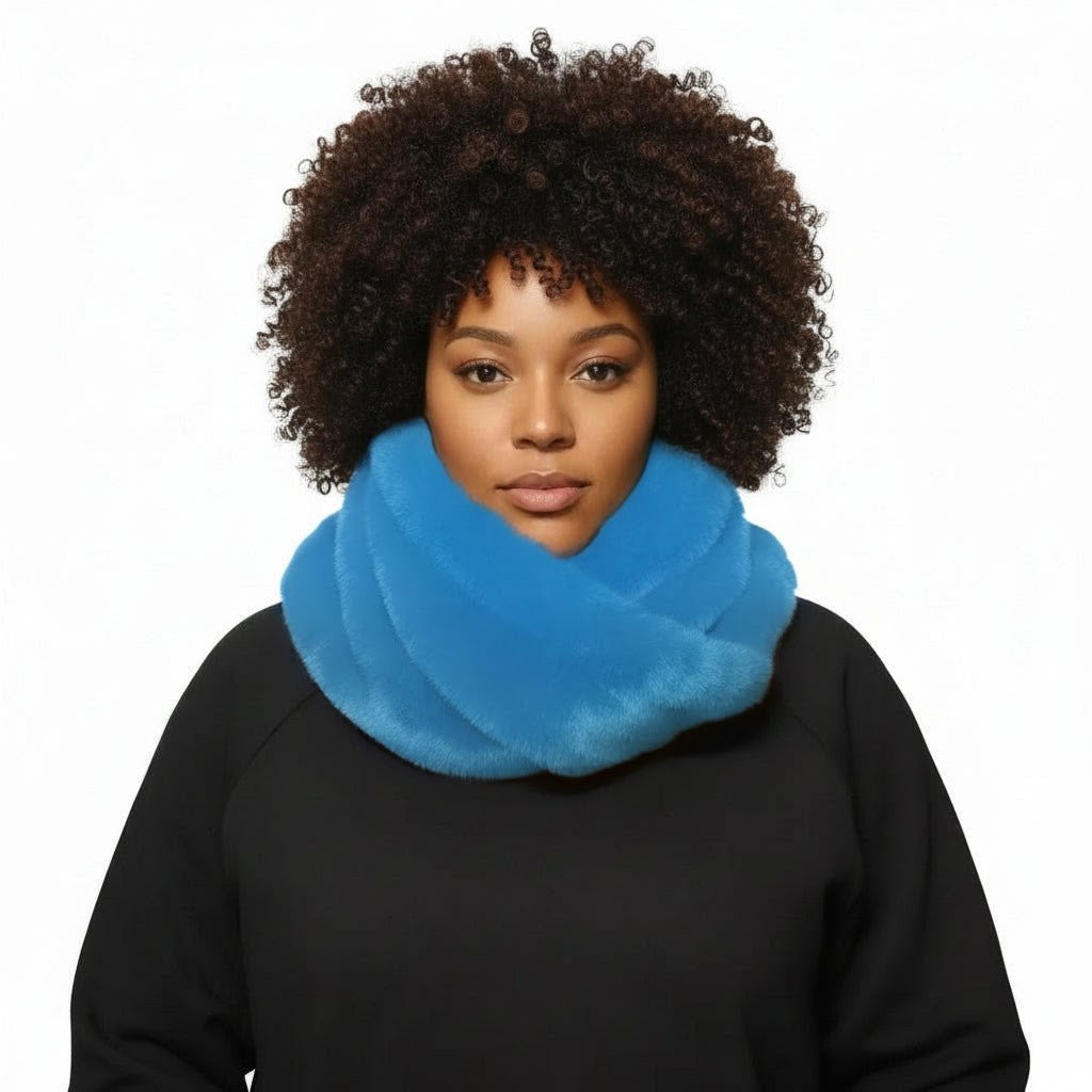 IN1001 Cow Neck Infinity Scarf.