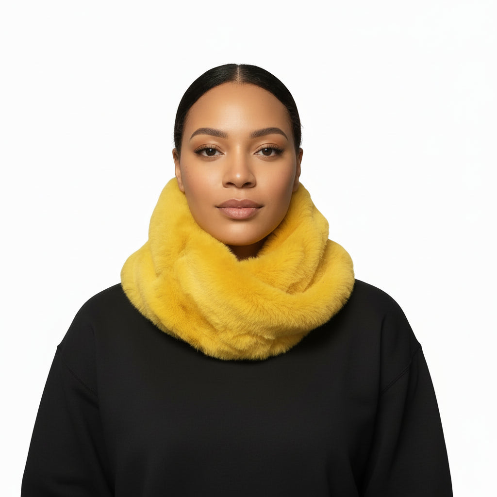 IN1001 Cow Neck Infinity Scarf.