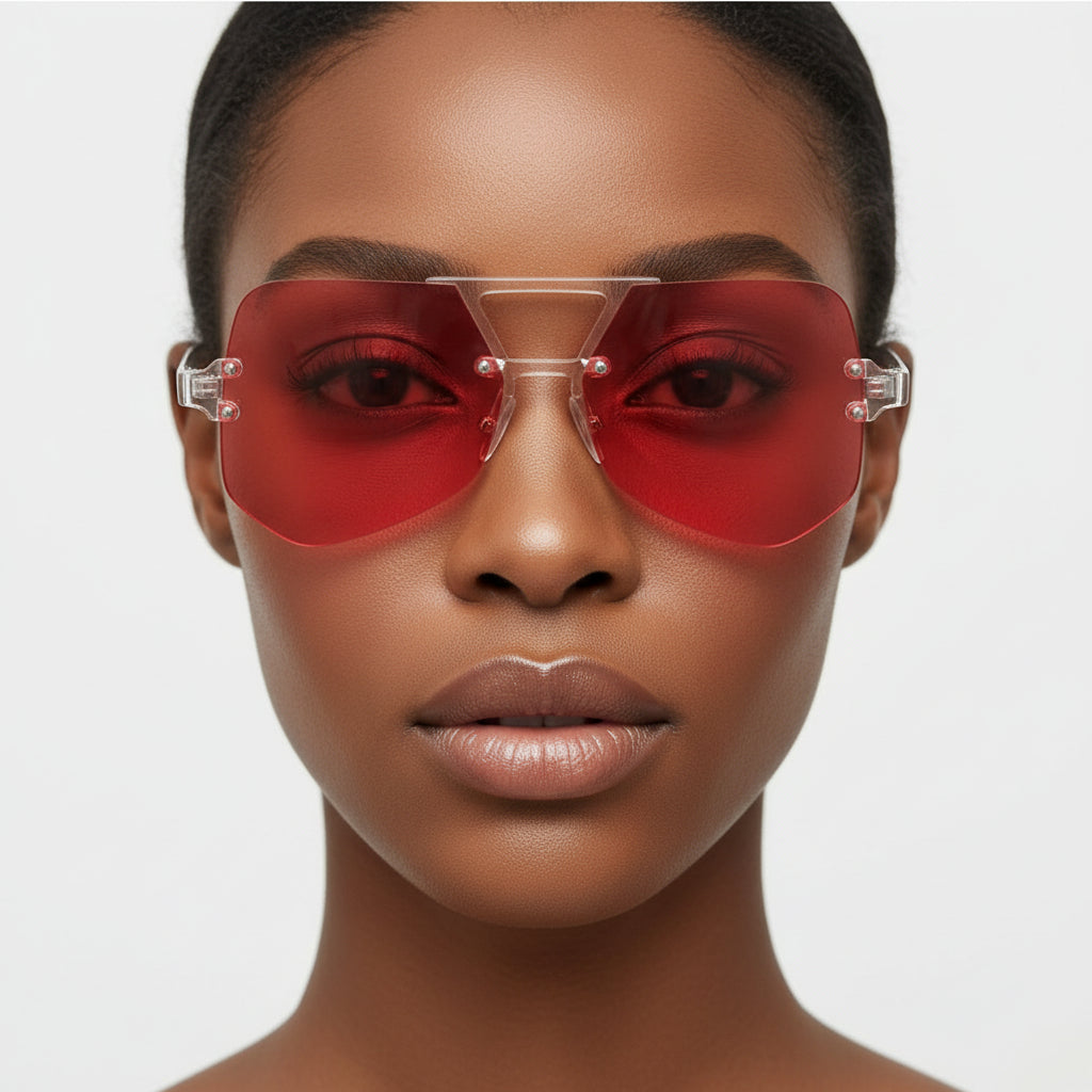 SQ4444 Rimless Sunglasses