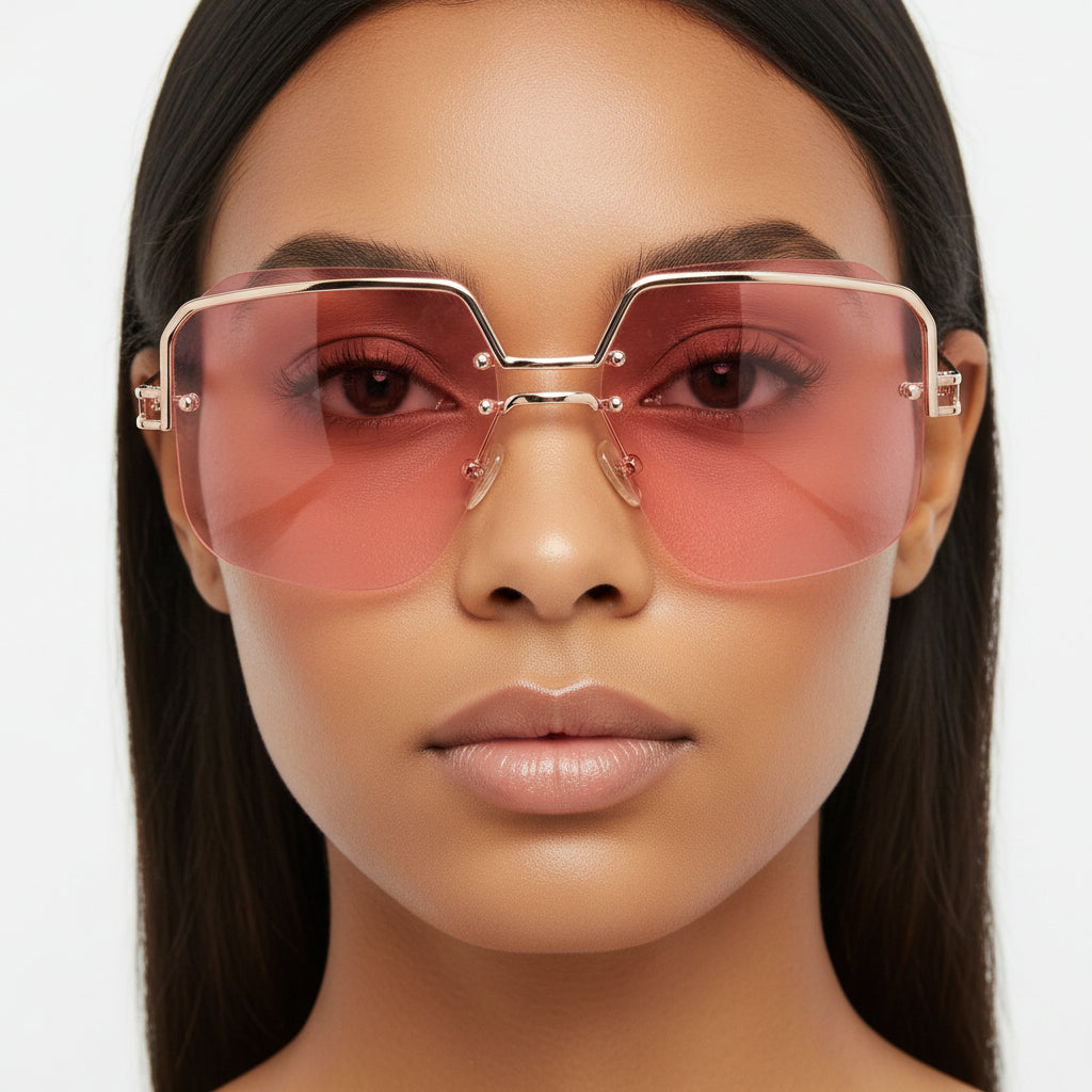 E8384 Square Aviator Sunglasses