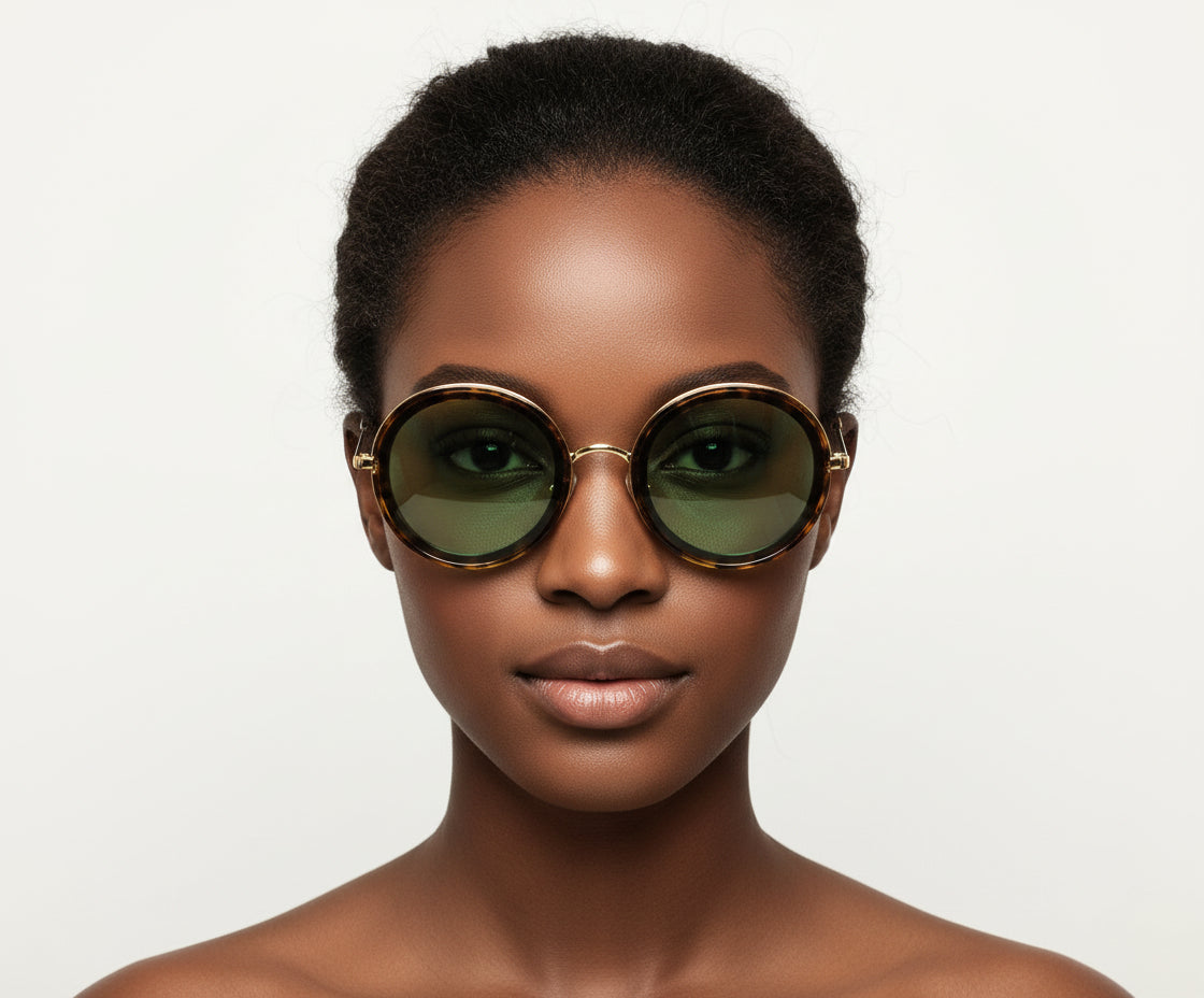CI3901 Large Circle Sunglasses