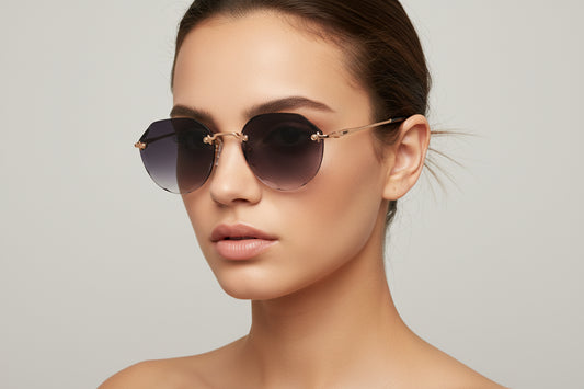 AV4377 Rimless Sunglasses