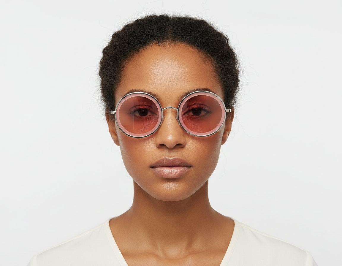 CI3901 Large Circle Sunglasses