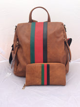 Load image into Gallery viewer, Striped Fashion Back Pack
