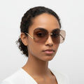 SQ0674 Square Rimless