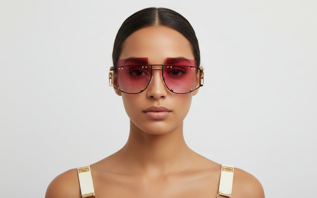 NV8977 Abstract Sunglasses