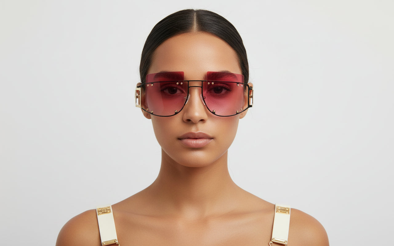 NV8977 Abstract Sunglasses