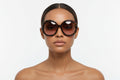 CI1078 Oversize Circle Sunglasses